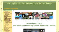 Desktop Screenshot of granitefallsresourcedirectory.org