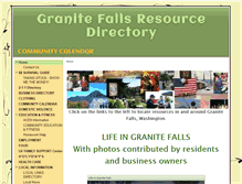 Tablet Screenshot of granitefallsresourcedirectory.org